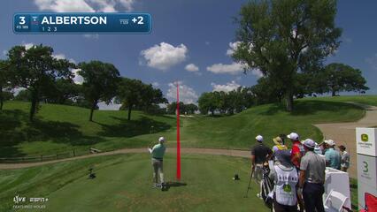 Anders Albertson | Round 2 | 3rd hole | Shot 1 | 2025 John Deere