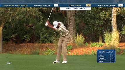 Tony Finau | Round 1 | 10th hole | Shot 2 | 2026 THE PLAYERS