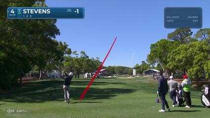 Sam Stevens | Round 2 | 4th hole | Shot 1 | 2025 Valspar