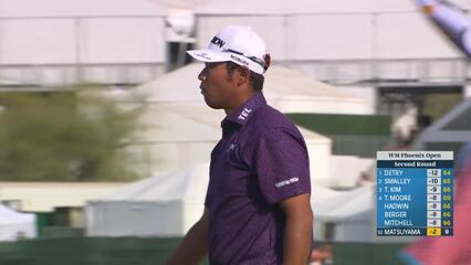 Hideki Matsuyama | Round 2 | 10th hole | Shot 4 | 2025 WM Phoenix Open