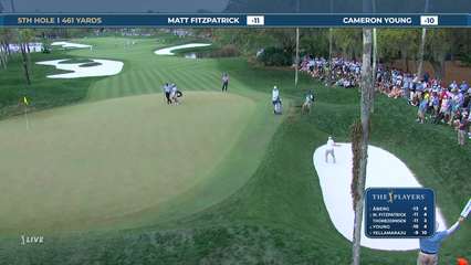 Matt Fitzpatrick | Round 4 | 5th hole | Shot 3 | 2026 THE PLAYERS