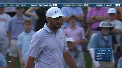 Scottie Scheffler | Round 1 | 13th hole | Shot 3 | 2026 THE PLAYERS