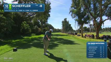 Scottie Scheffler | Round 4 | 12th hole | Shot 1 | 2026 The Genesis