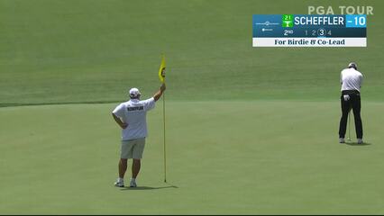 Scottie Scheffler | 2021 the Memorial | Round 4 | 2nd hole | Shot 4