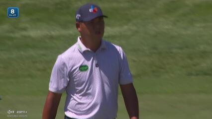 Si Woo Kim | Round 1 | 8th hole | Shot 4 | 2025 John Deere