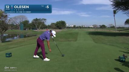 Thorbjørn Olesen | Round 3 | 12th hole | Shot 5 | 2025 Mexico Open