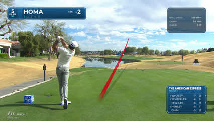 Max Homa | Round 1 | 5th hole | Shot 1 | 2026 The American Express