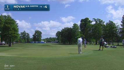 Andrew Novak | Round 1 | 1st hole | Shot 4 | 2026 Zurich Classic