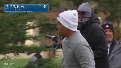 Tom Kim | Round 2 | 2nd hole | Shot 1 | 2025 AT&T Pebble Beach