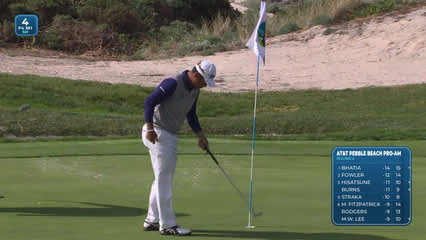 Hideki Matsuyama | Round 2 | 4th hole | Shot 3 | 2026 AT&T Pebble Beach