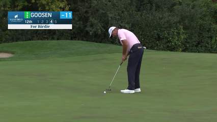 Retief Goosen | Round 3 | 12th hole | Shot 4 | 2025 Sanford Int