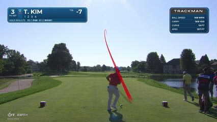 Tom Kim | Round 3 | 3rd hole | Shot 1 | 2025 3M Open