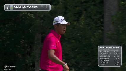 Hideki Matsuyama | Round 2 | 2nd hole | Shot 4 | 2025 BMW Championship