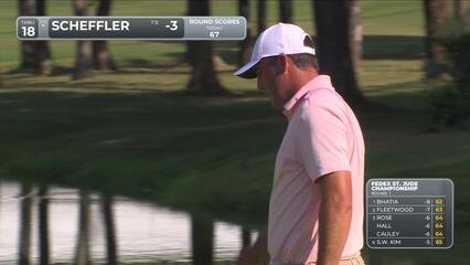 Scottie Scheffler | Round 1 | 18th hole | Shot 5 | 2025 FedEx St. Jude