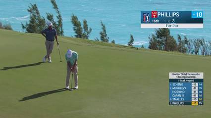 Chandler Phillips | Round 4 | 16th hole | Shot 3 | 2025 Butterfield Bermuda