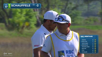 Xander Schauffele | Round 1 | 17th hole | Shot 4 | 2026 RBC Heritage