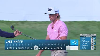 Jake Knapp | Round 2 | 17th hole | Shot 4 | 2025 John Deere