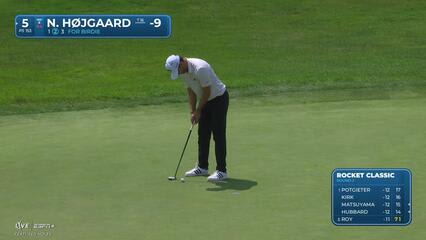 Nicolai Højgaard | Round 2 | 5th hole | Shot 2 | 2025 Rocket Classic