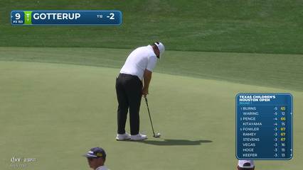 Chris Gotterup | Round 1 | 9th hole | Shot 3 | 2026 Texas Children's