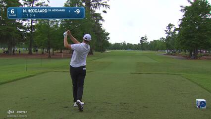 Nicolai Højgaard | Round 1 | 6th hole | Shot 1 | 2025 Zurich Classic