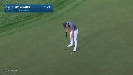 Matti Schmid | Round 1 | 15th hole | Shot 3 | 2025 Valspar