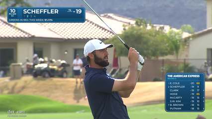 Scottie Scheffler | Round 3 | 10th hole | Shot 2 | 2026 The American Express