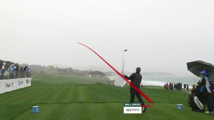 Russell Henley | Round 3 | 10th hole | Shot 1 | 2025 AT&T Pebble Beach