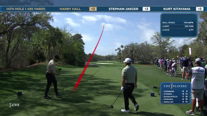 Harry Hall | Round 2 | 14th hole | Shot 1 | 2026 THE PLAYERS