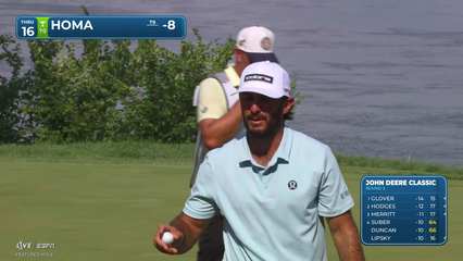 Max Homa | Round 2 | 16th hole | Shot 3 | 2026 John Deere