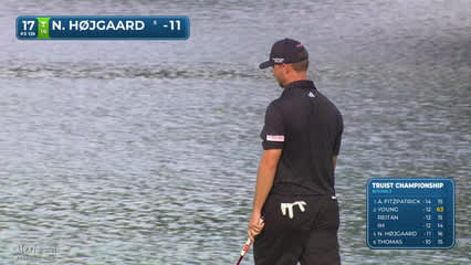 Nicolai Højgaard | Round 3 | 17th hole | Shot 3 | 2026 Truist Championship