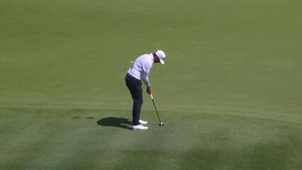 Matthieu Pavon | Round 4 | 5th hole | Shot 3 | 2025 Travelers