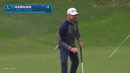 Brian Harman | Round 2 | 1st hole | Shot 3 | 2025 AT&T Pebble Beach