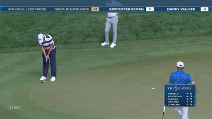Rasmus Hojgaard | Round 1 | 4th hole | Shot 4 | 2026 THE PLAYERS