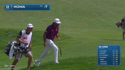 Max Homa | Round 2 | 12th hole | Shot 3 | 2025 3M Open