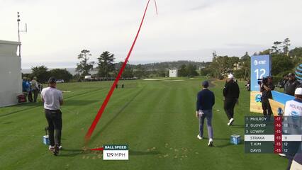 Sepp Straka | Round 4 | 12th hole | Shot 1 | 2025 AT&T Pebble Beach