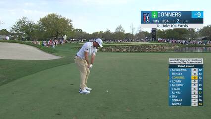 Corey Conners | Round 3 | 13th hole | Shot 2 | 2025 Arnold Palmer Invitational