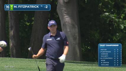 Matt Fitzpatrick | Round 1 | 16th hole | Shot 2 | 2026 Truist Championship