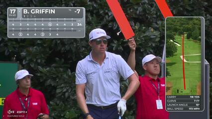 Ben Griffin | Round 2 | 17th hole | Shot 1 | 2025 TOUR Championship