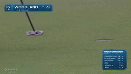 Gary Woodland | Round 3 | 16th hole | Shot 3 | 2025 Wyndham