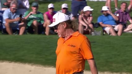 Miguel Angel Jiménez | Playoff 1 | 18th hole | Shot 4 | 2025 Kaulig Co. Championship