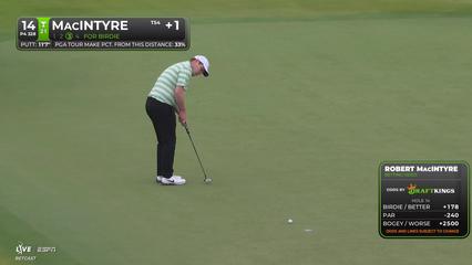 Robert MacIntyre | Round 3 | 14th hole | Shot 3 | 2026 Truist Championship