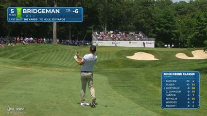 Jacob Bridgeman | Round 2 | 5th hole | Shot 2 | 2026 John Deere