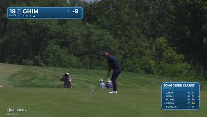 Doug Ghim | Round 1 | 18th hole | Shot 2 | 2025 John Deere