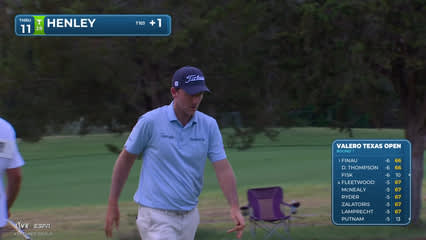 Russell Henley | Round 1 | 11th hole | Shot 5 | 2026 Valero