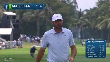 Scottie Scheffler | Round 3 | 2nd hole | Shot 5 | 2026 Cadillac