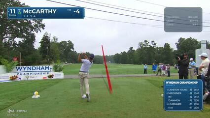 Denny McCarthy | Round 3 | 11th hole | Shot 1 | 2025 Wyndham