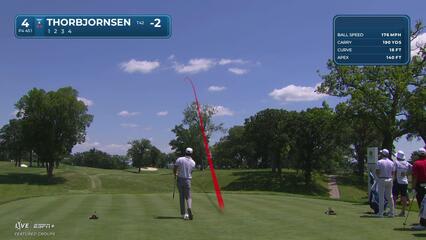 Michael Thorbjornsen | Round 1 | 4th hole | Shot 1 | 2025 John Deere