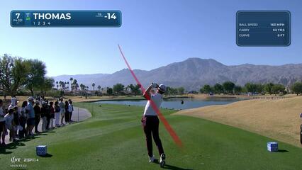 Justin Thomas | Round 3 | 7th hole | Shot 1 | 2025 The American Express