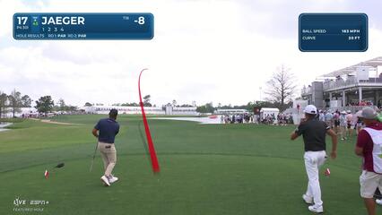 Stephan Jaeger | Round 3 | 17th hole | Shot 1 | 2025 Houston Open