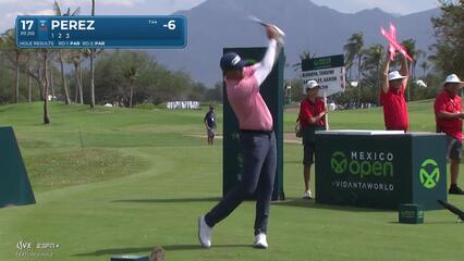 Victor Perez | Round 3 | 17th hole | Shot 1 | 2025 Mexico Open